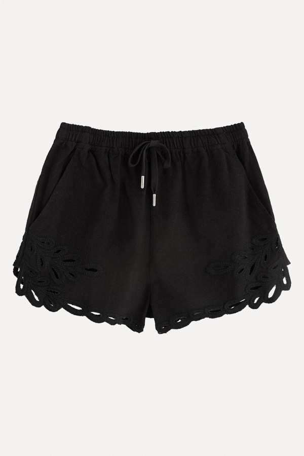 Safa Broderie-Anglaise Cotton Shorts from ISABEL MARANT ÉTOILE