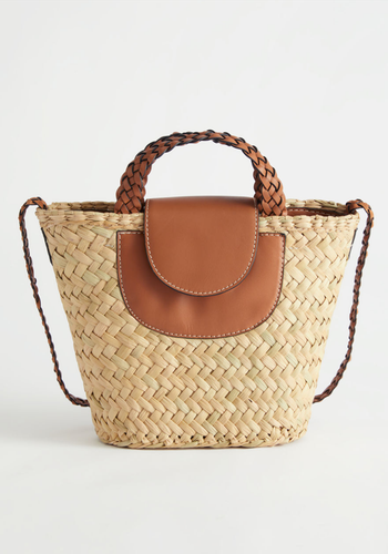 Small Straw Tote Bag