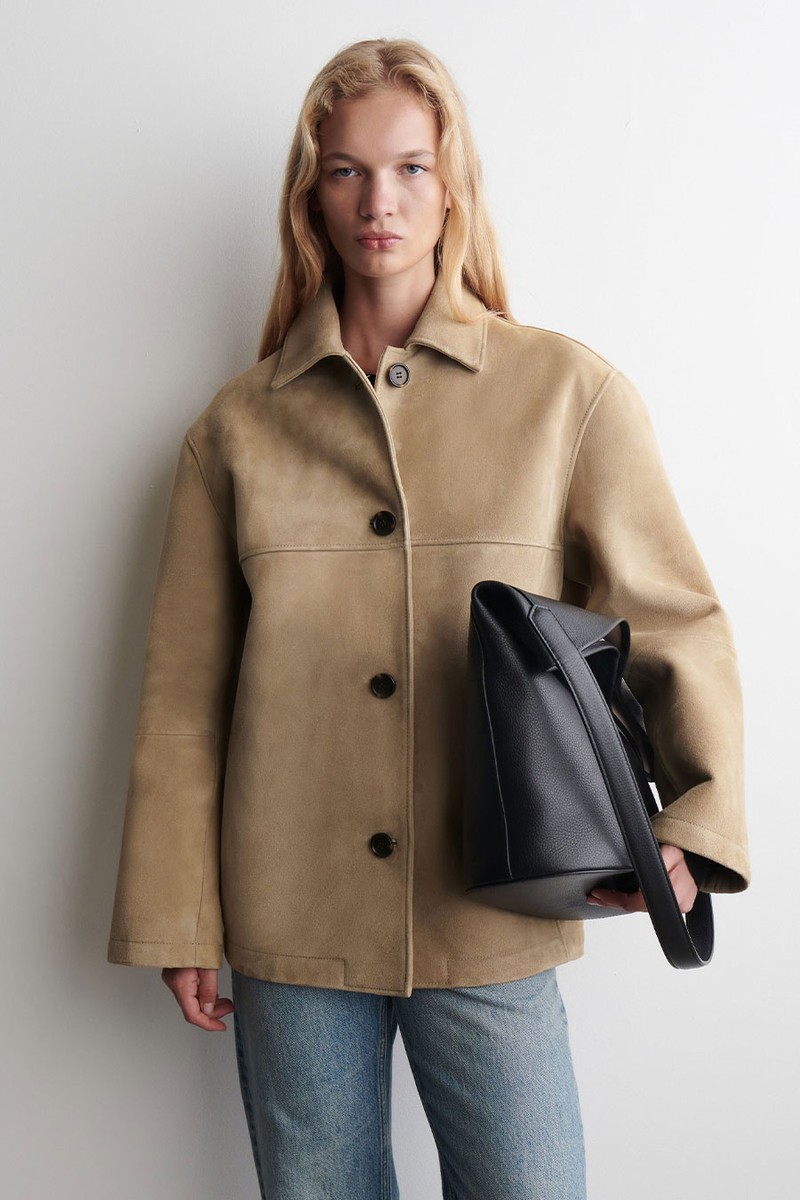 Collared Suede Jacket from COS