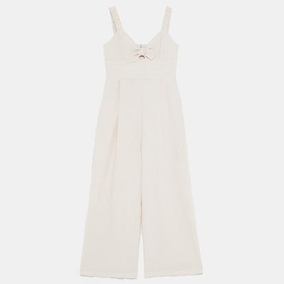 Strappy Jumpsuit with Knot from Zara