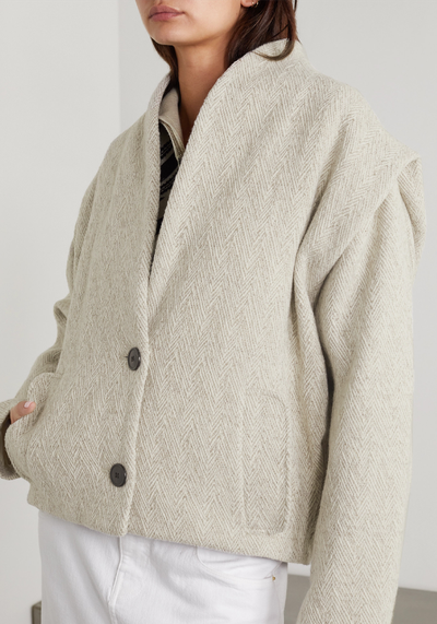 Drogo Herringbone Wool-Blend Jacket from Isabel Marant Étoile