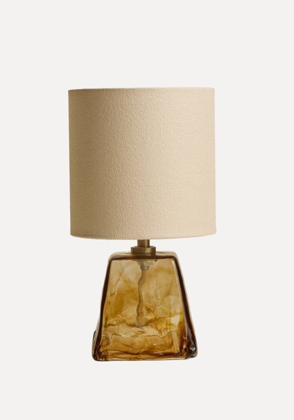 Glass Small Table Lamp 