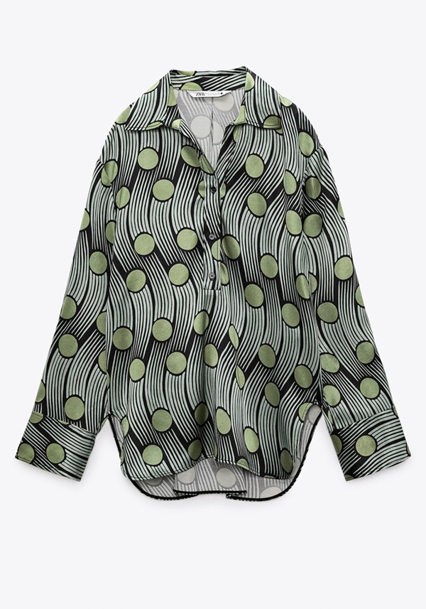 Flowing Printed Blouse