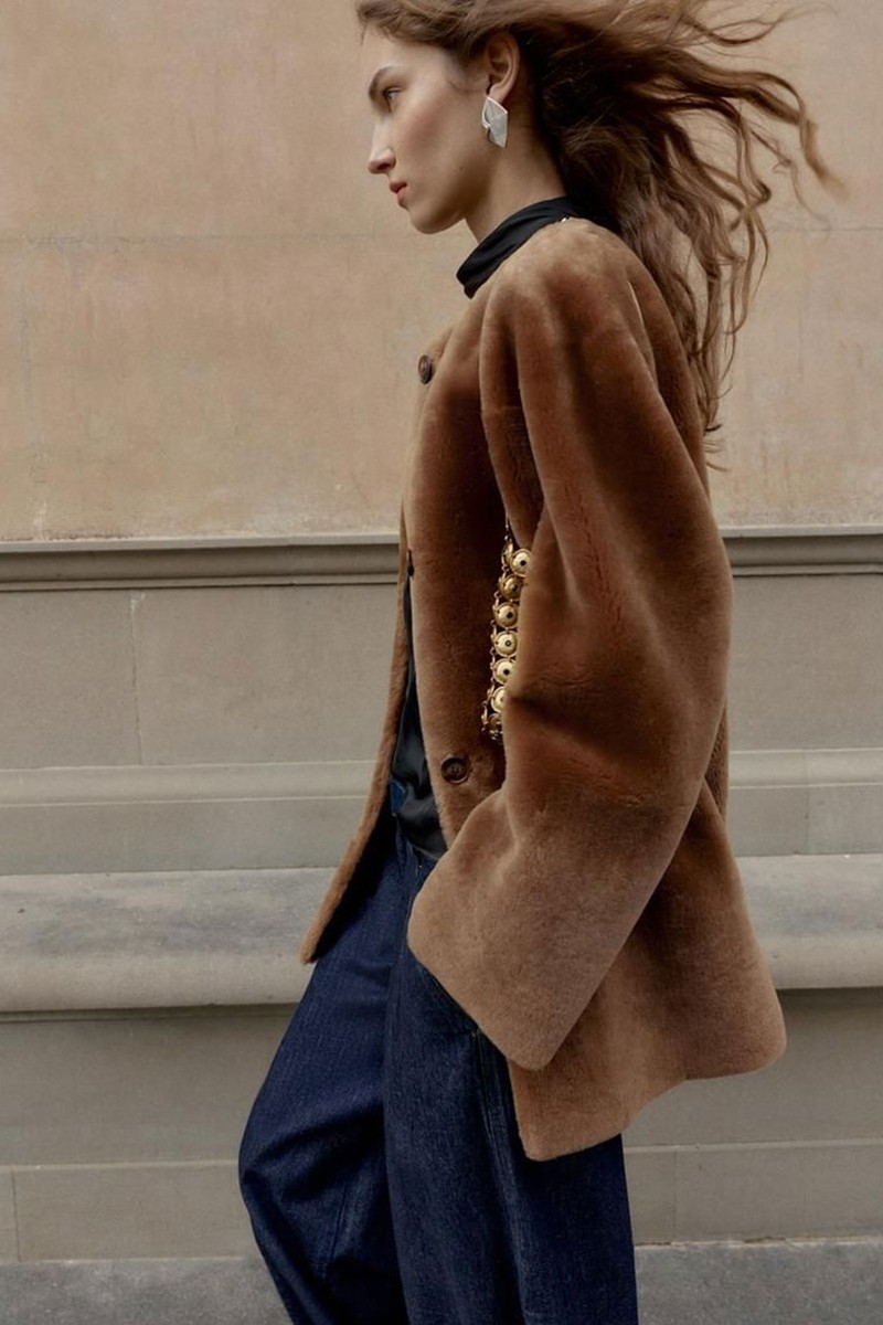 100% Reversible Leather Coat from Zara