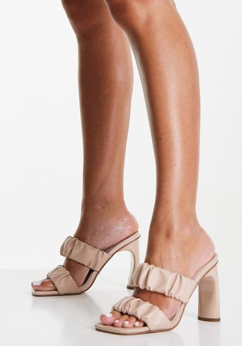 Rumi High Ruched Mule  from Topshop