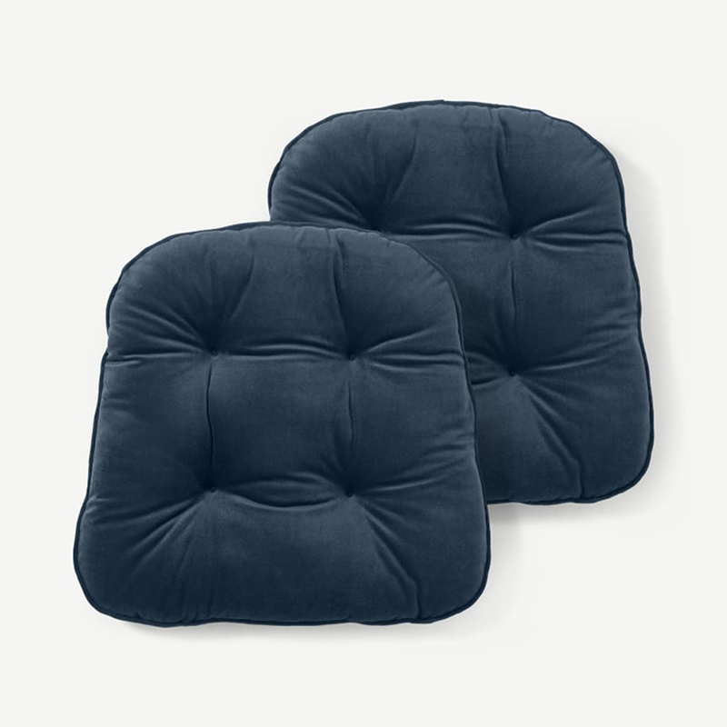 Julius Set Of 2 Velvet Top Seat Pads