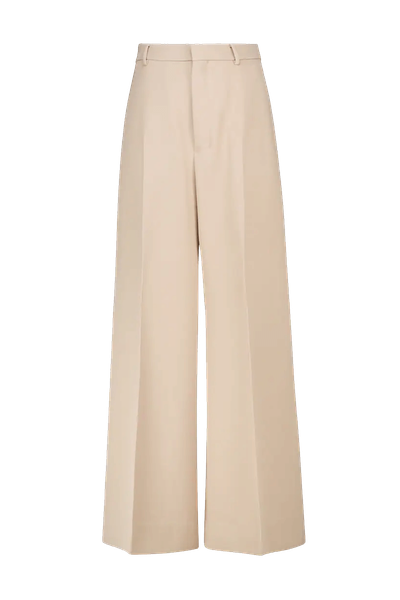 Virgin Wool Wide-Leg Pants from Ami Paris