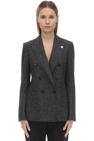 Pinstripe Alpaca Blend Blazer from Lardini