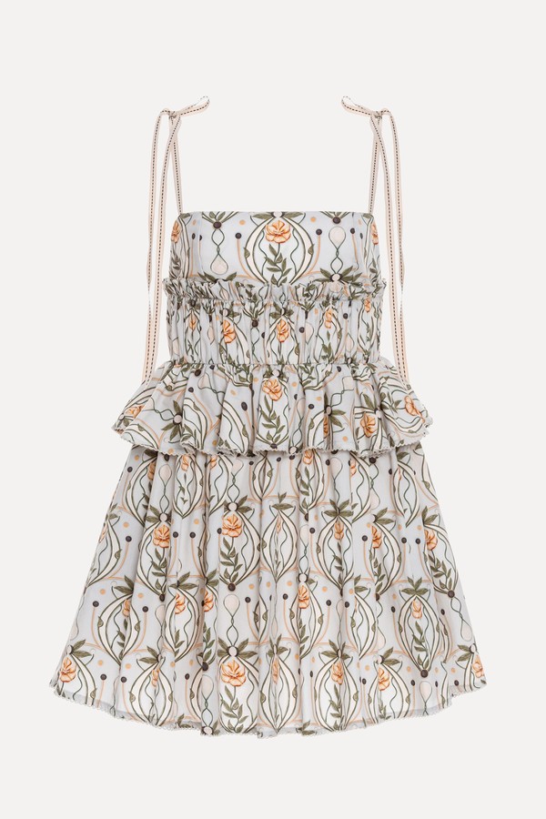 Salvador Lunar Cotton Mini Dress