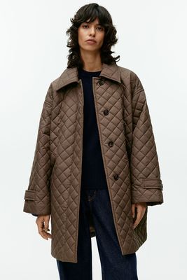 Quilted Oversized Coat from ARKET