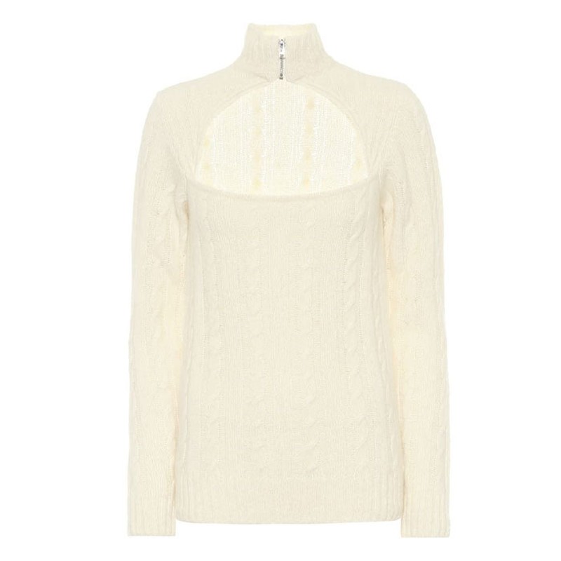 Cable Knit Alpaca-Blend Sweater, £215 | Ganni