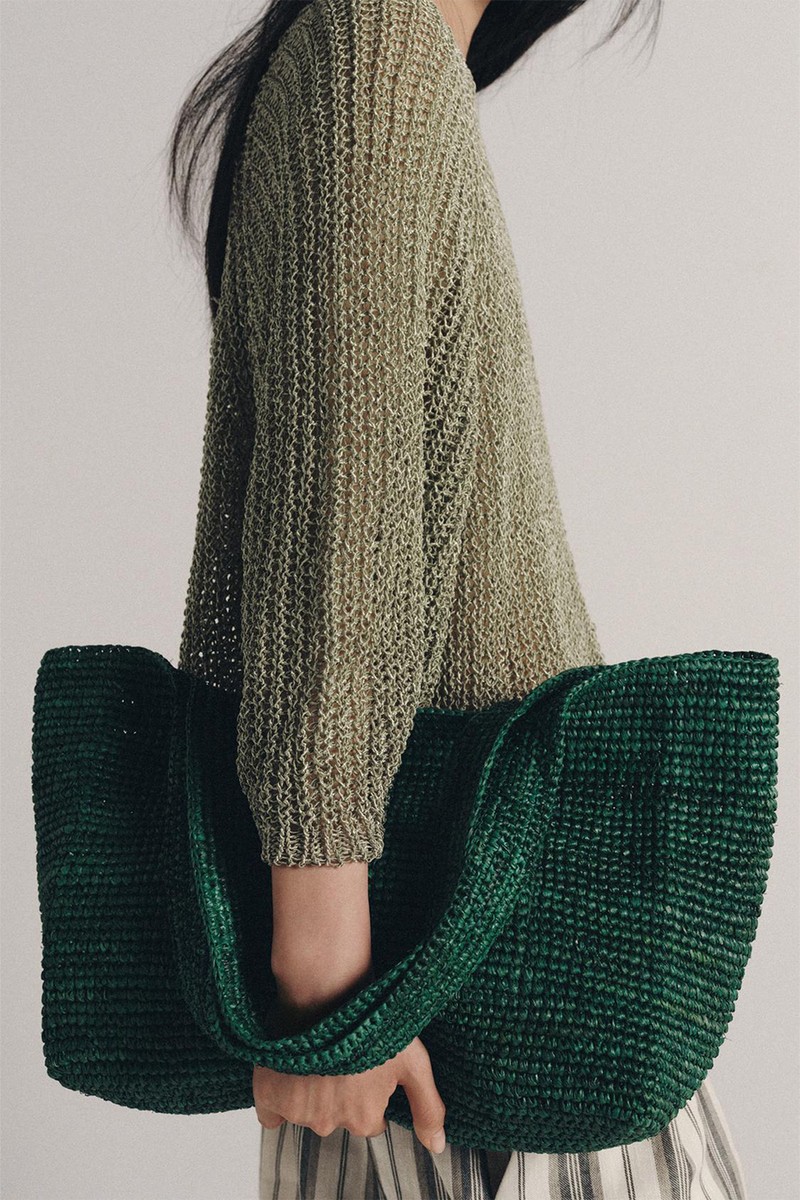 Raffia Tote Bag