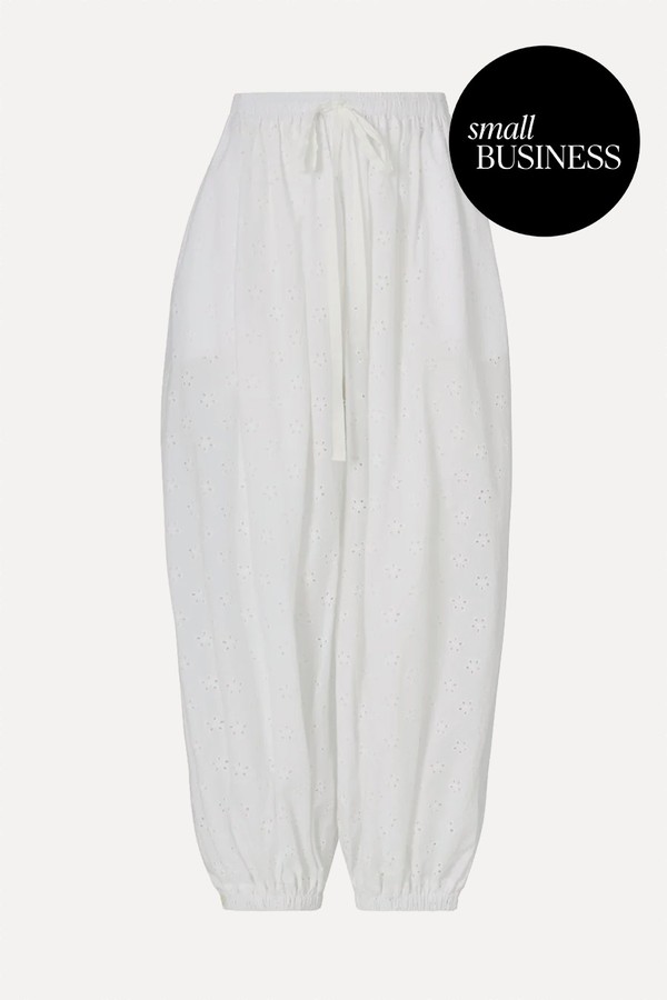 Cotton Balloon Trousers from Serena Bute London 