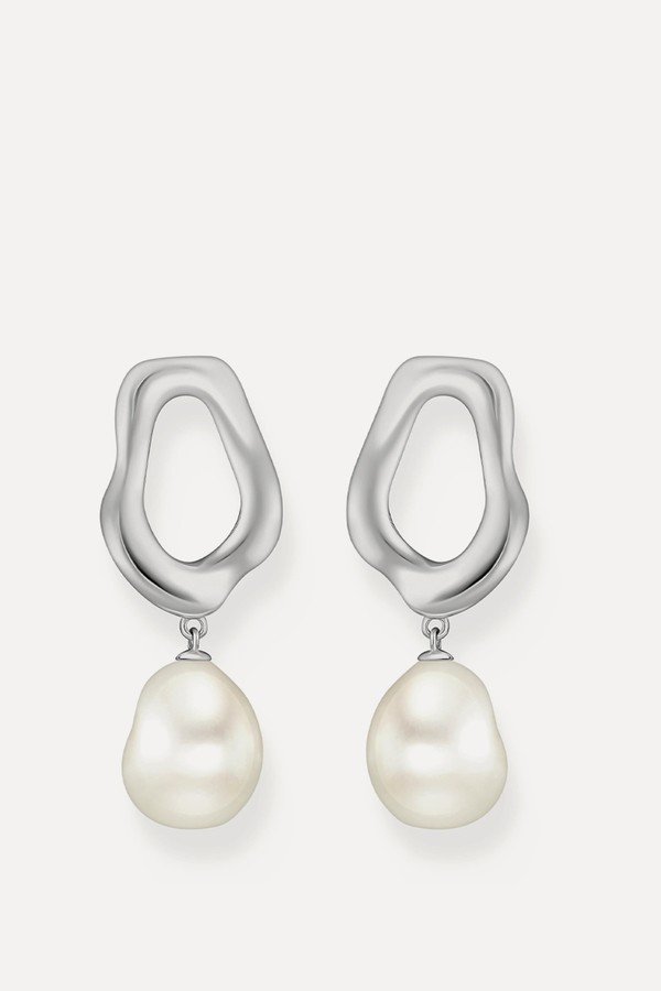 Earrings With Freshwater Pearl