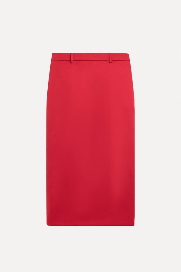 Alrose Satin Midi Skirt from The Frankie Shop