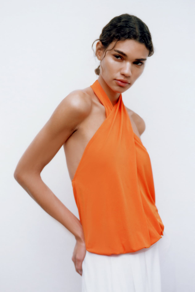 Draped Halter Top from Zara