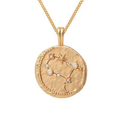 Zodiac Gemini Pendant Necklace 