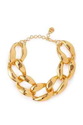 Chunky Chain Brass Necklace from Misho