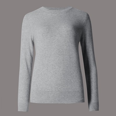 Pure Cashmere Round Neck Jumper