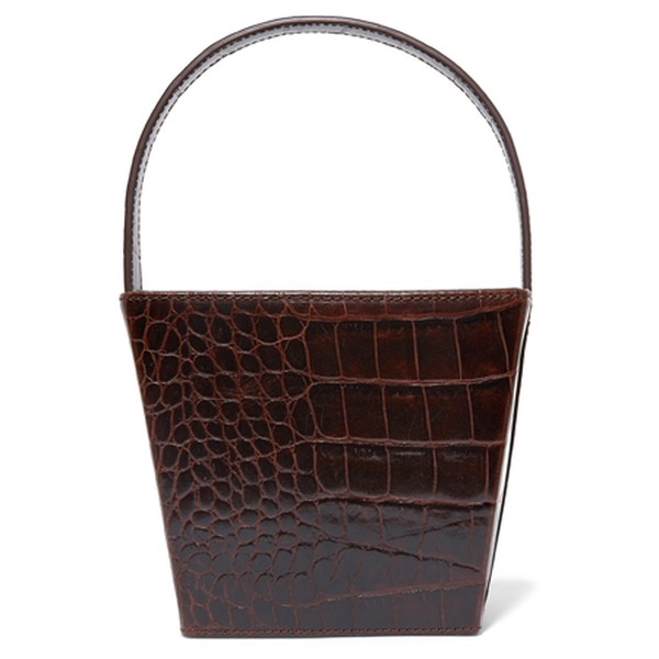 Croc-Effect Bag from Staud