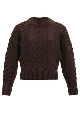 Emory Cable-Knitted Wool Sweater  from Emilia Wickstead