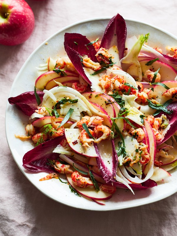 Pink Lady Apple & Crayfish Salad