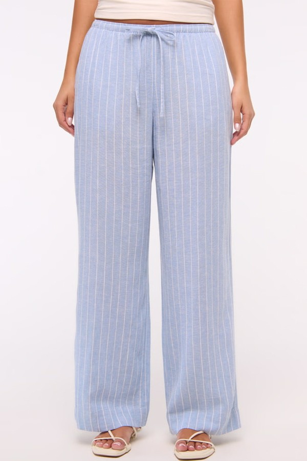 Linen-Blend Pull-On Pants from Abercrombie & Fitch