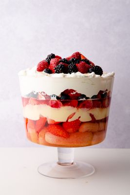 British Summer Fruit Trifle, Maple With Canada
