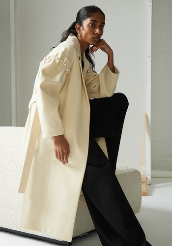 Wren Pearl Coat, £495 | Mother Of Pearl