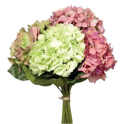 Faux Mophead Hydrangeas Bunch from OKA