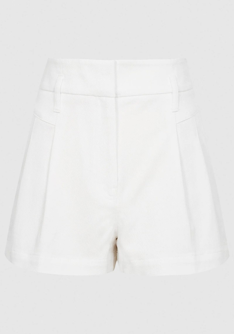 Pleat Front Tailored Shorts from Reiss