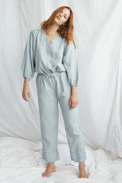 Linen Drawstring Pant