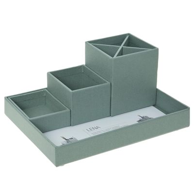 Green Lena Desk Organiser