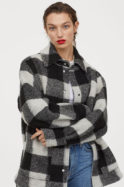 Wool-Blend Shirt Jacket from H&M