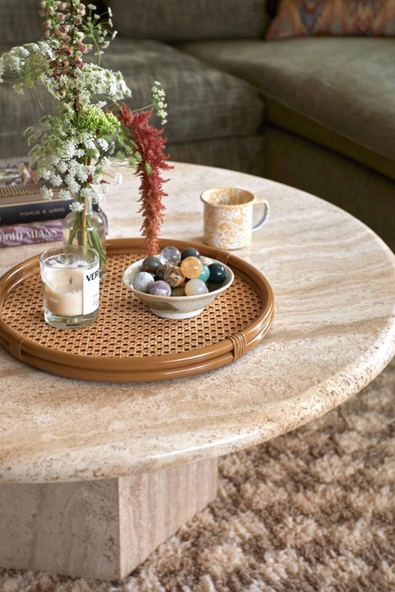 Brown Sugar Circular Tray from Trove