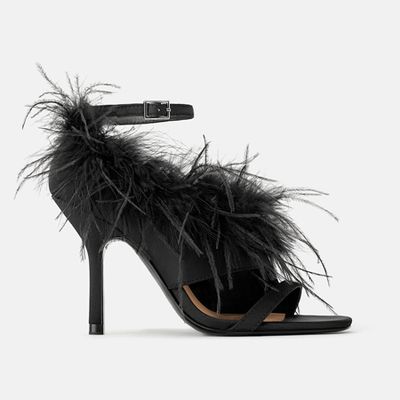 Feather Sandals from Zara