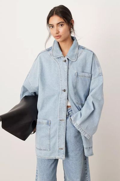 Oversized Mansy Denim Shacket