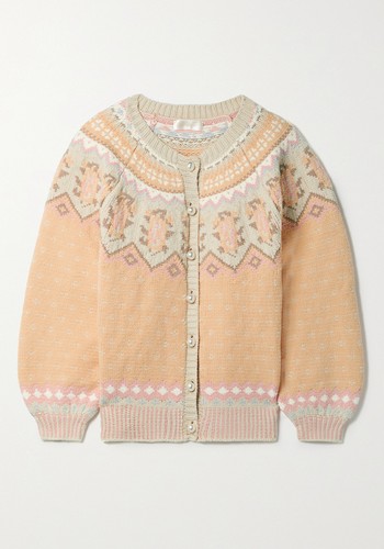 Honeypie Fair Isle Cardigan from LoveShackFancy