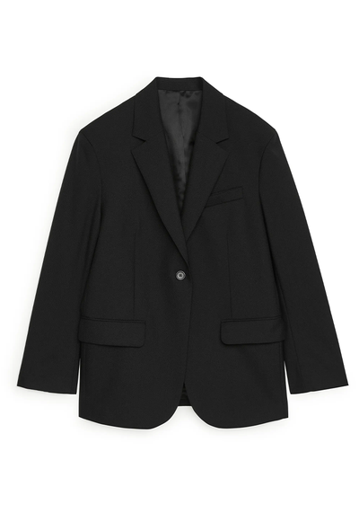 Oversized Wool Hopsack Blazer from Arket