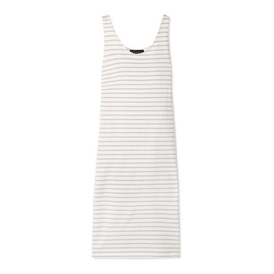 Bateau Striped Cotton-Jersey Midi Dress from Hatch