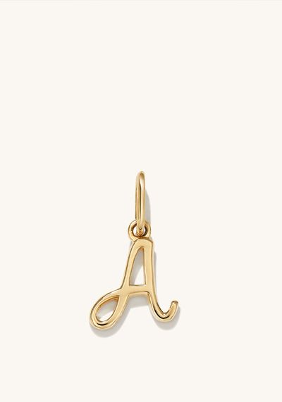 Cursive Letter Charm