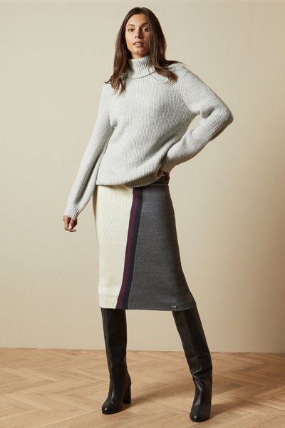 Glowti Knitted Wool Skirt