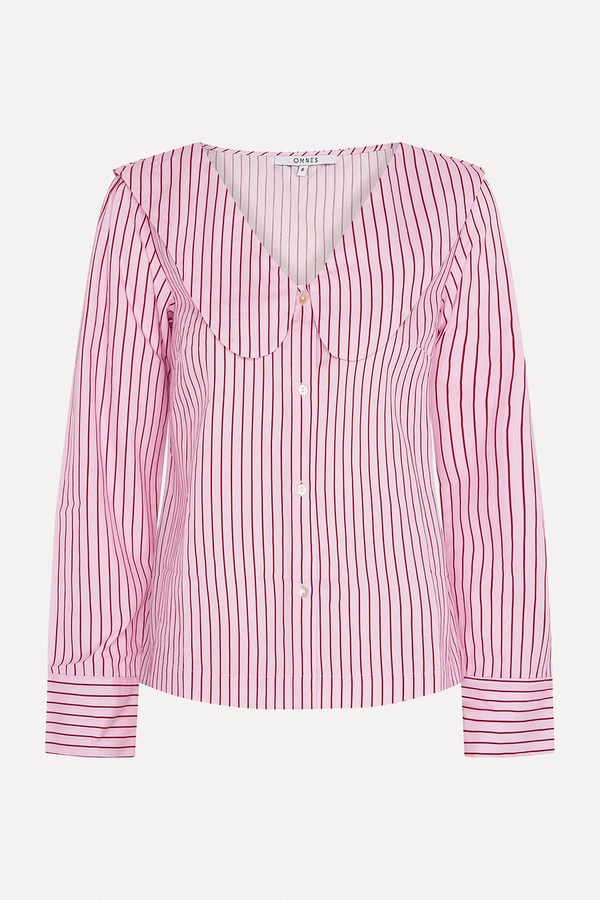 Caitlin Oversized Collar Blouse from OMNES