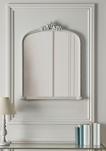 Glenside Modern Wooden Frame Wall Hanging Mirror