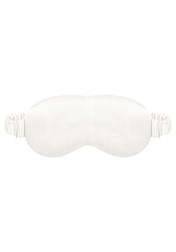 Ivory Silk Eye Mask from Asceno