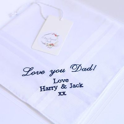 Personalised Father's Day Handkerchief from ExtraSpecialTouch