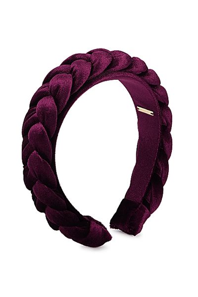 Kimberly Burgundy Velvet Headband from Baublebar