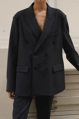 Camille Boxy Double Breasted Blazer