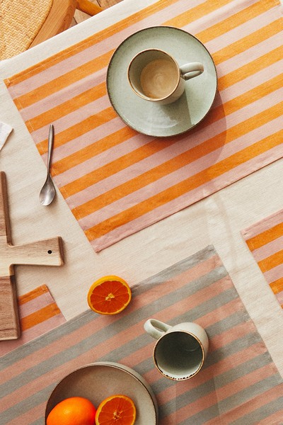 Striped Linen Placemats from Zara