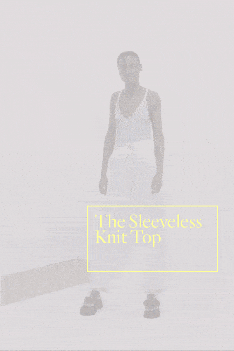 Sleeveless Knit Top